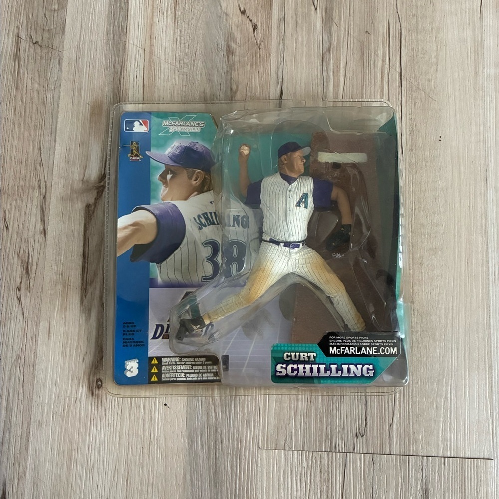 McFarlane MLB Series 3 Arizona Diamondbacks Curt Schilling Action Figure 00s
